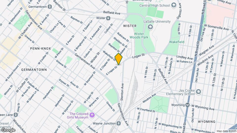 76 E Logan St Mapa y Detalles de la Ubicación