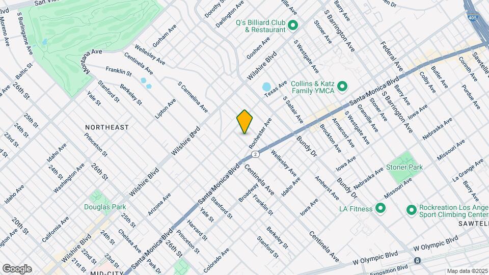 1326 S Carmelina Ave Map and Location Details