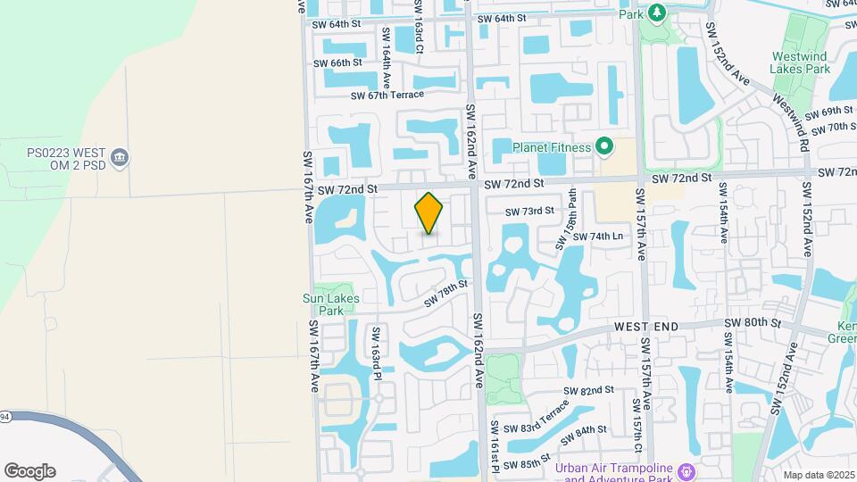 7461 SW 163rd Ct Map and Location Details