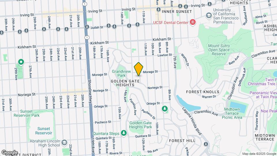 1743 12th Ave Map and Location Details