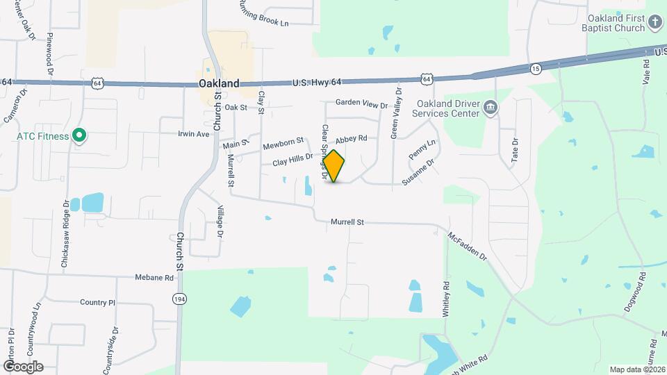 325 Mossy Springs Dr Map and Location Details