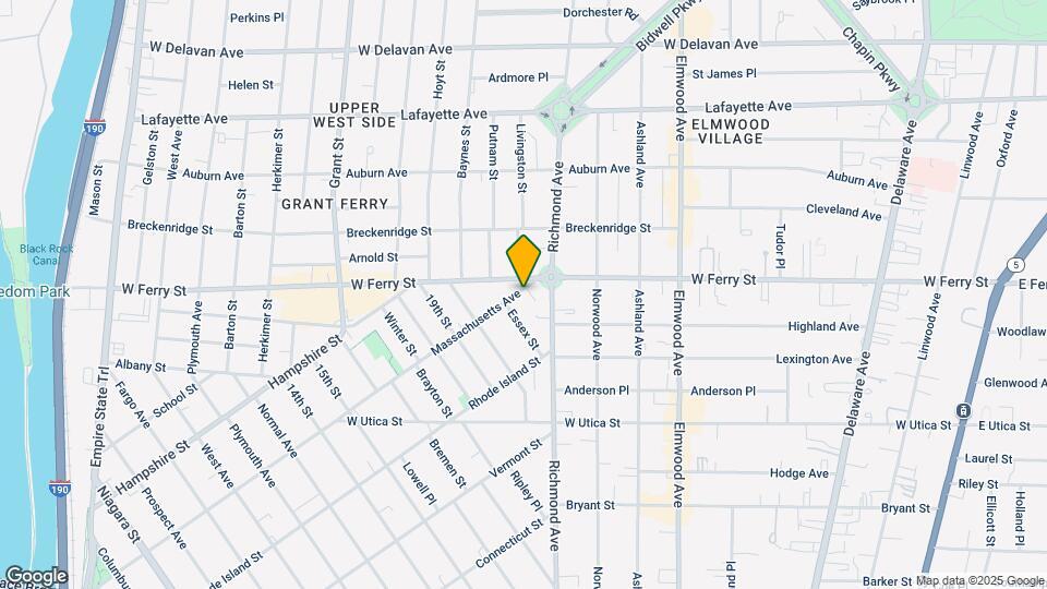 537 Massachusetts Ave Map and Location Details