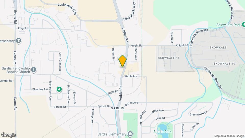 7325 Vedder Rd Map and Location Details