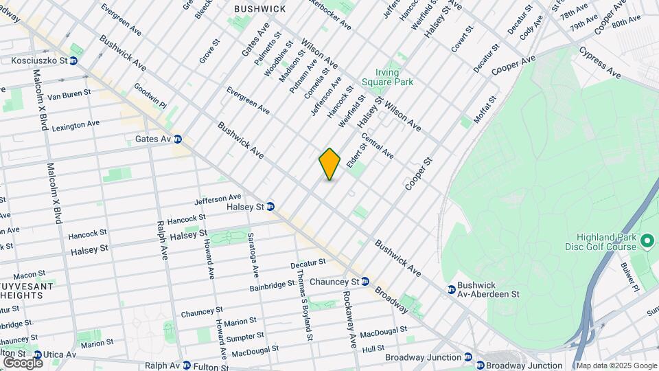 81 Eldert St Map and Location Details