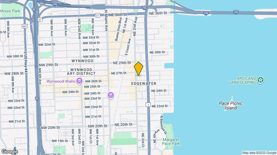 223 NE 26th Ter, Unit A2 Mapa y Detalles de la Ubicación