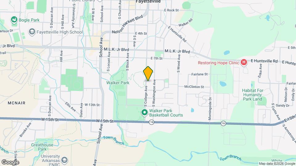 954 S College Ave Map and Location Details