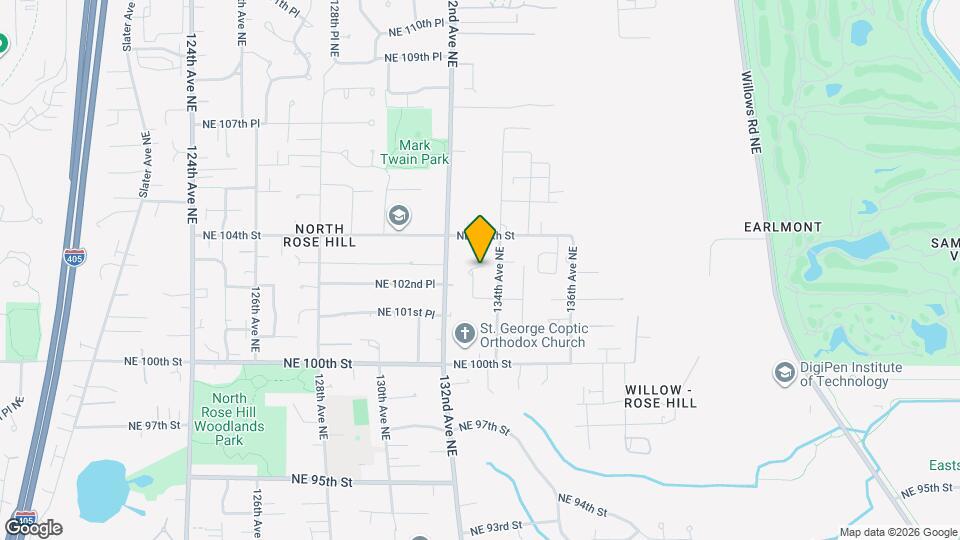 10284 133rd Ct NE Map and Location Details