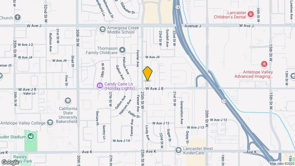 44024 25th St W Map and Location Details