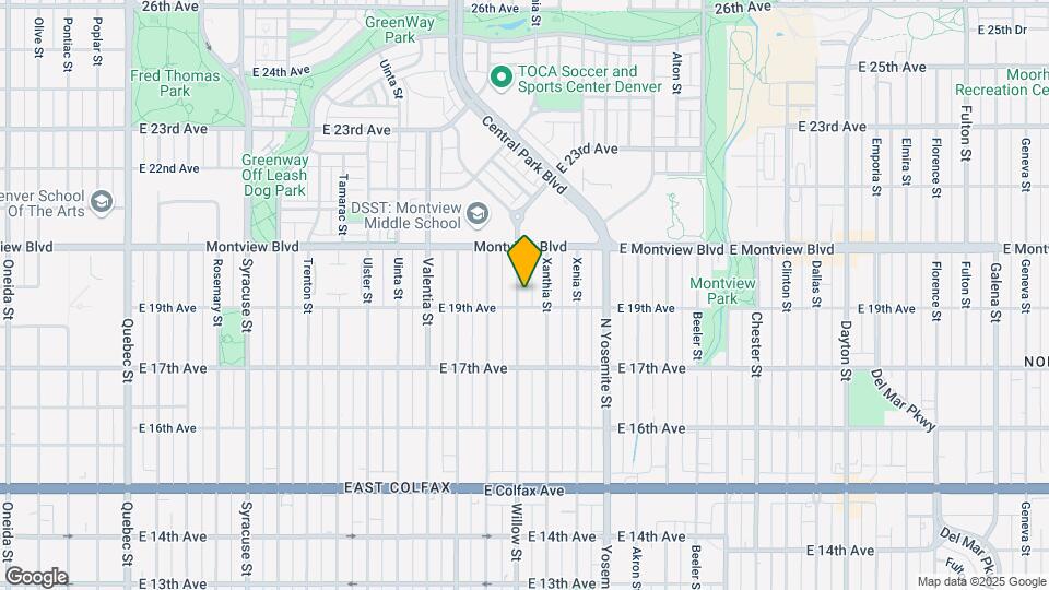 1920 Willow St Map and Location Details