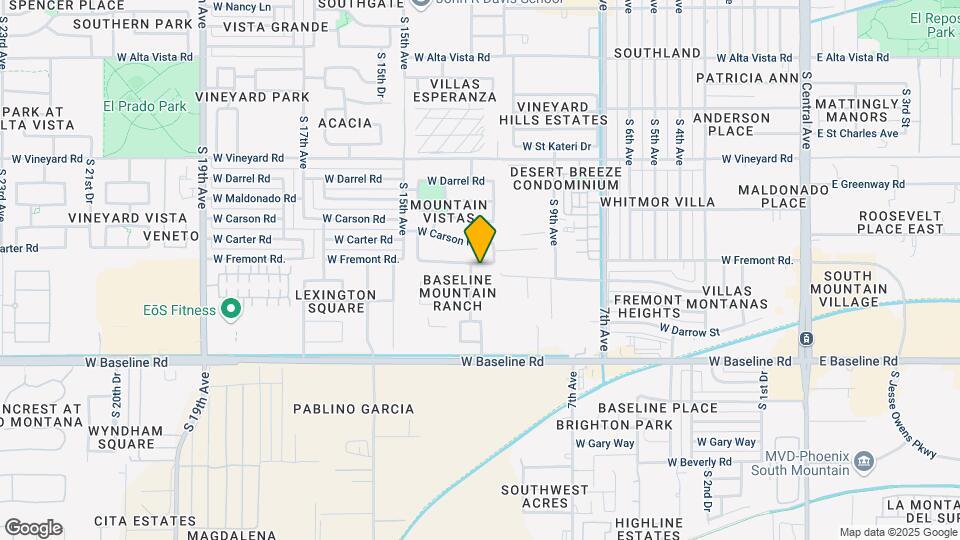 1121 W Fremont Rd. Map and Location Details