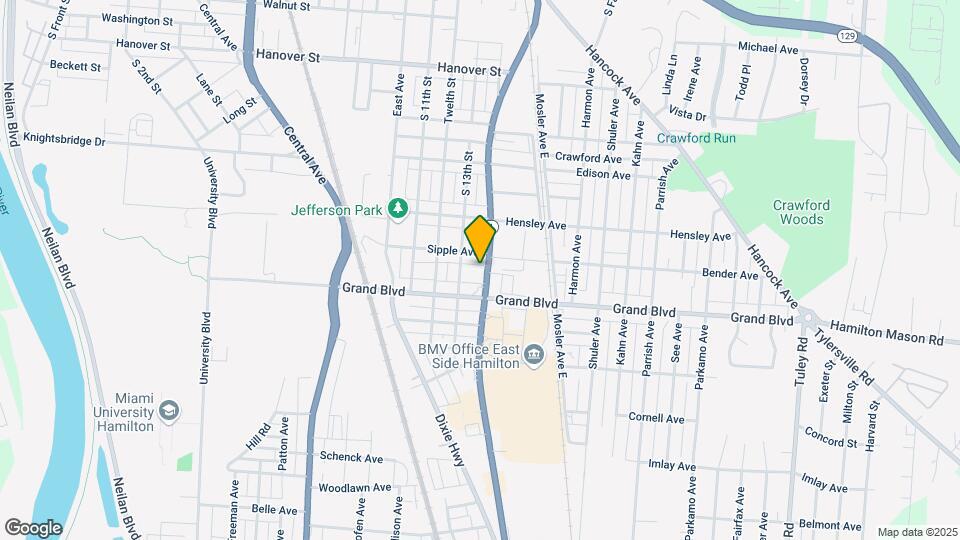 1129-1131 S Erie Blvd Map and Location Details