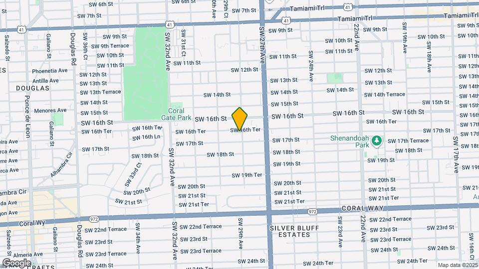 1668 SW 29th Ave Map and Location Details