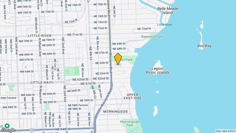 655 NE 64th St Map and Location Details