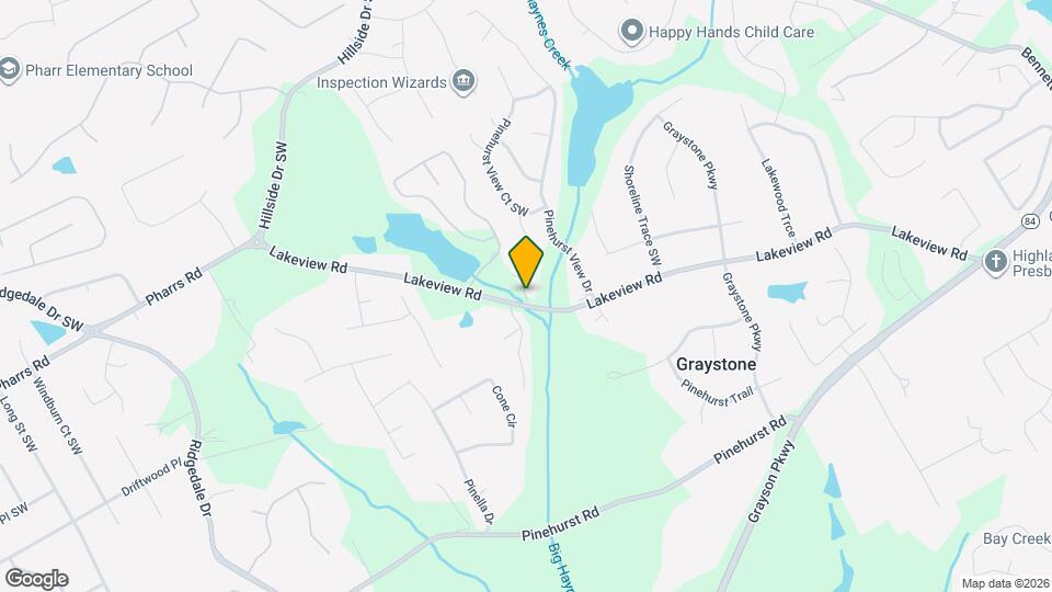 1261 Lakeview Rd Mapa y Detalles de la Ubicación