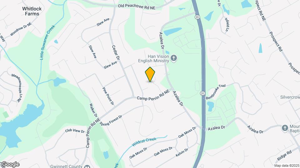 2140 Perrin Springs Dr NE Map and Location Details