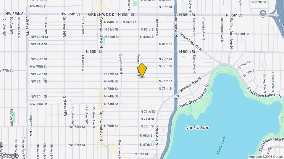 710 N 76th St Map and Location Details