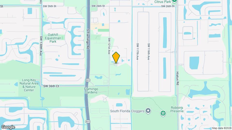 3320 SW 121st Ave Map and Location Details