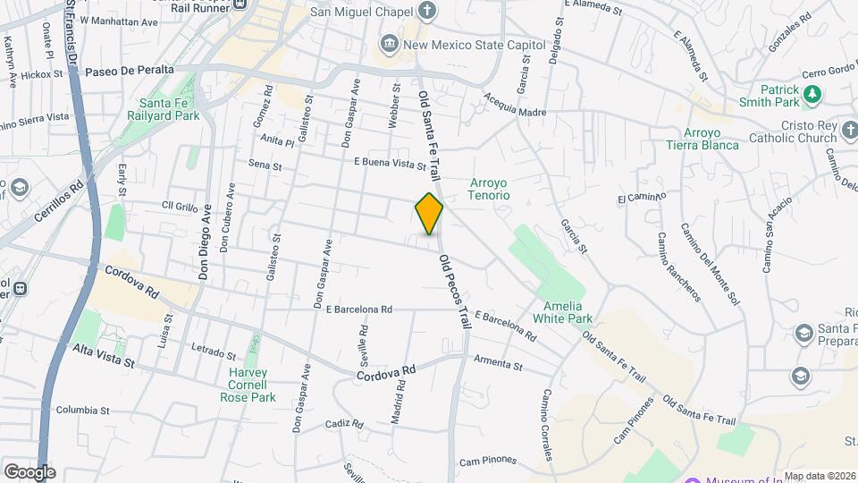 425 E Coronado Rd Map and Location Details