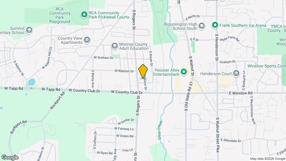 2620 S Madison St Map and Location Details