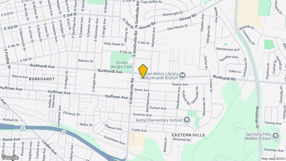 1645 Speice Ave Map and Location Details