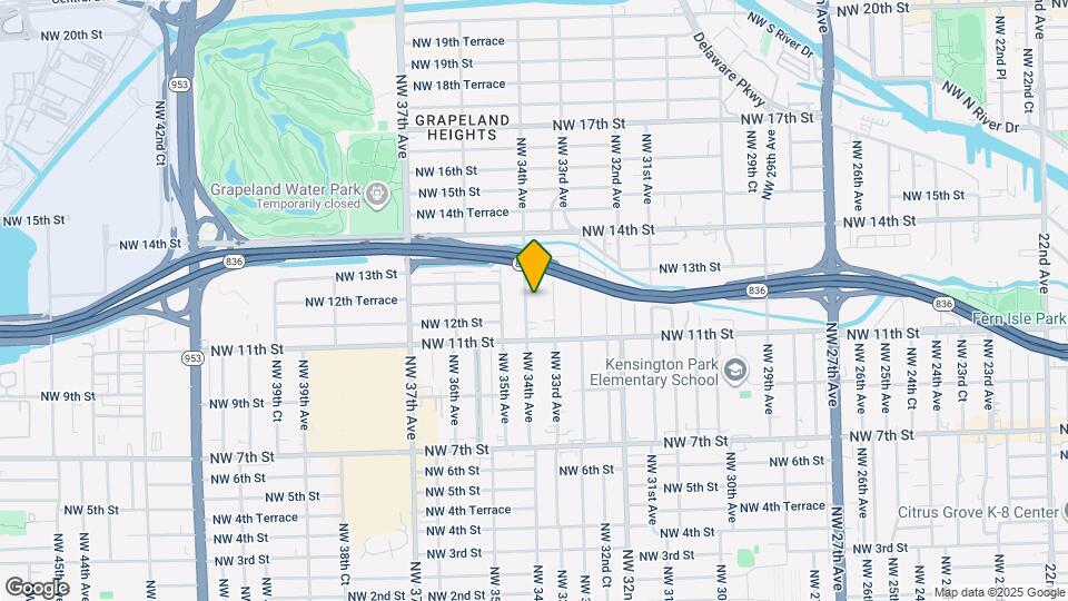 1221 NW 34th Ave Map and Location Details