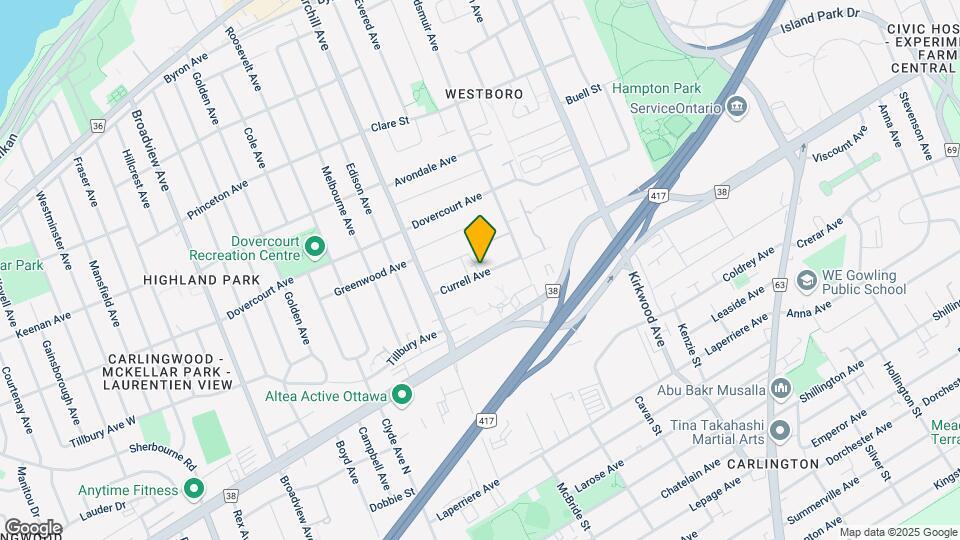 287 Currell Av Map and Location Details