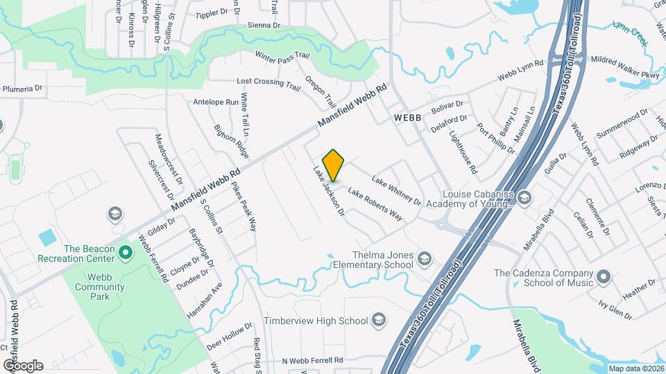 7007 Lake Jackson Dr Map and Location Details