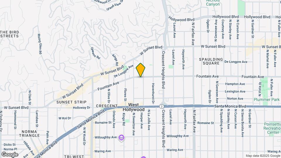 1279 N Harper Ave Map and Location Details