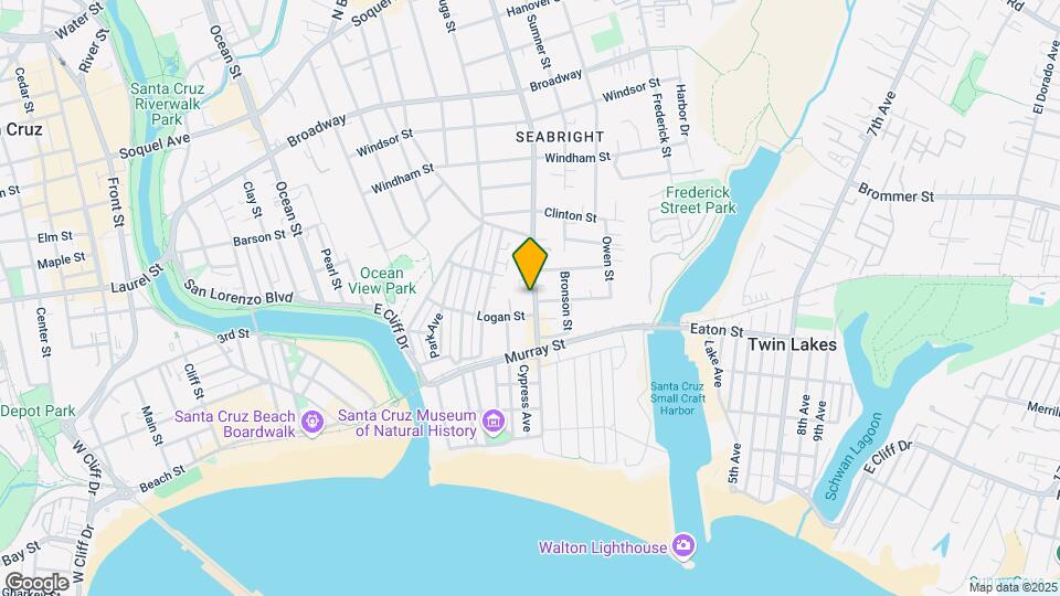 615 Seabright Ave Map and Location Details