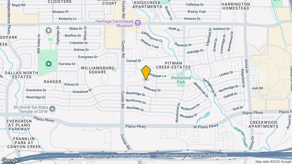 1908 Glen Cove Cir Map and Location Details