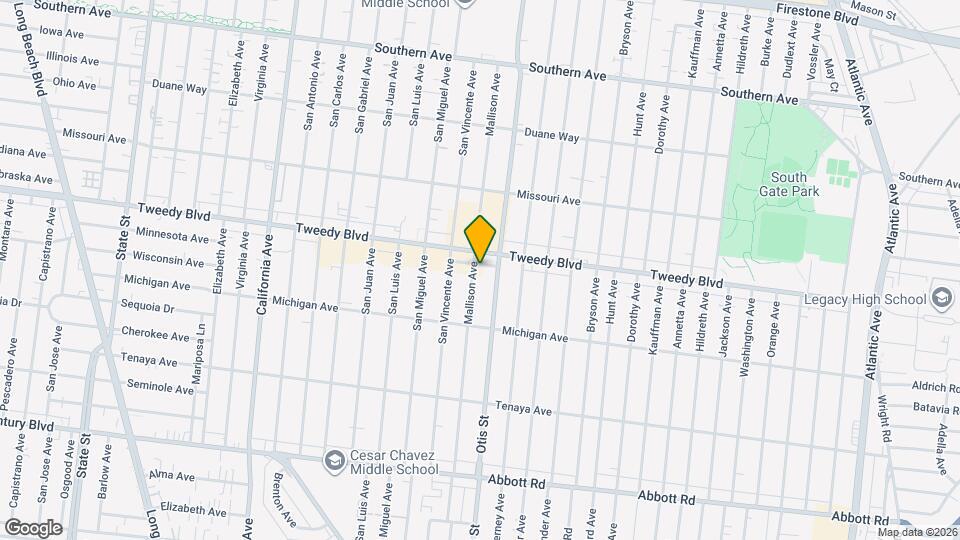 9932 Mallison Ave, Unit A Mapa y Detalles de la Ubicación