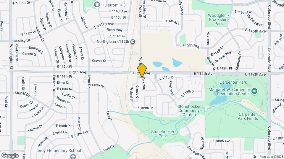 11159 York Way Map and Location Details