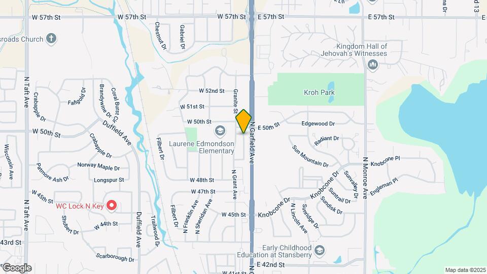 4953 Basswood Dr Map and Location Details