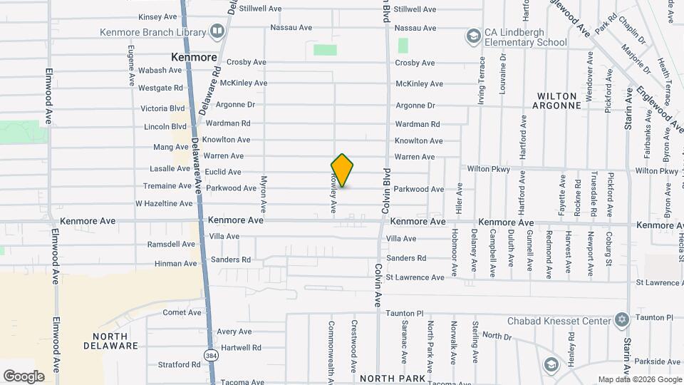 223 Parkwood Ave Mapa y Detalles de la Ubicación