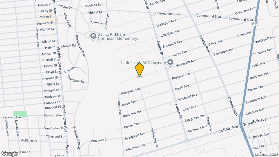 204 Vanderbilt Ave Map and Location Details