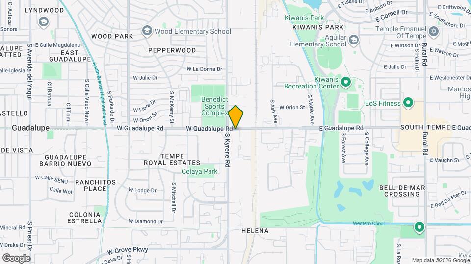 6101 S Parkside Dr Map and Location Details