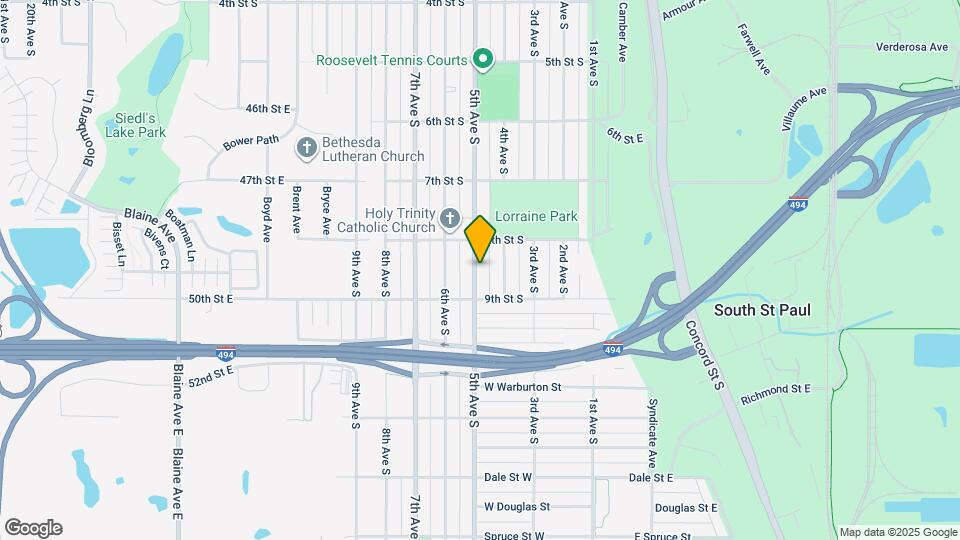 825 5th Ave S Map and Location Details