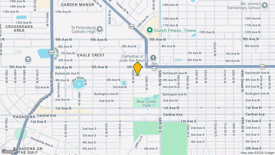 5941 4th Ave N Map and Location Details