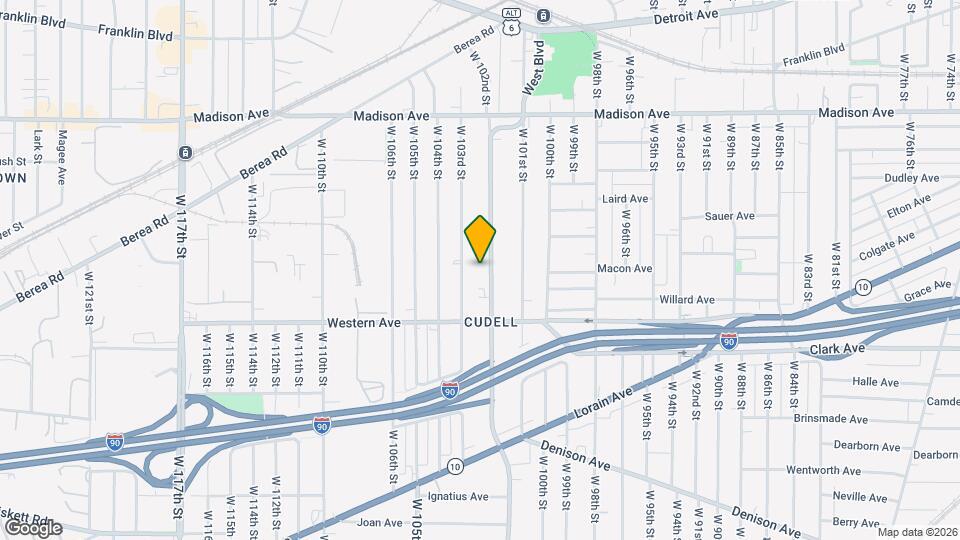 2176 West Blvd, Unit 2176 Mapa y Detalles de la Ubicación