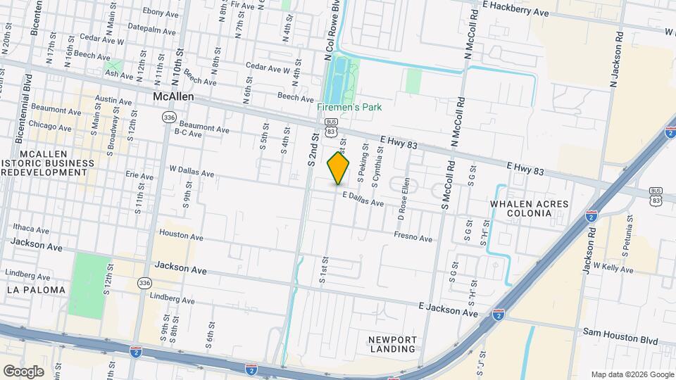 11 E Dallas Ave Map and Location Details