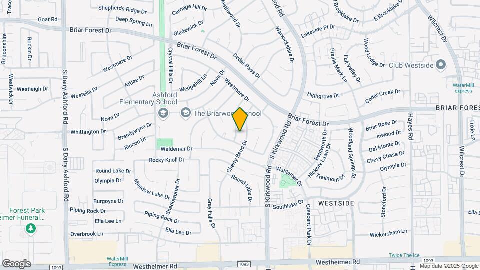 1815 Valley Vista Dr Map and Location Details