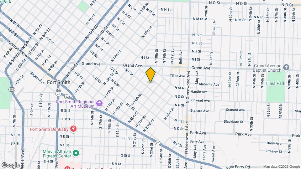 612 N 19th St Mapa y Detalles de la Ubicación