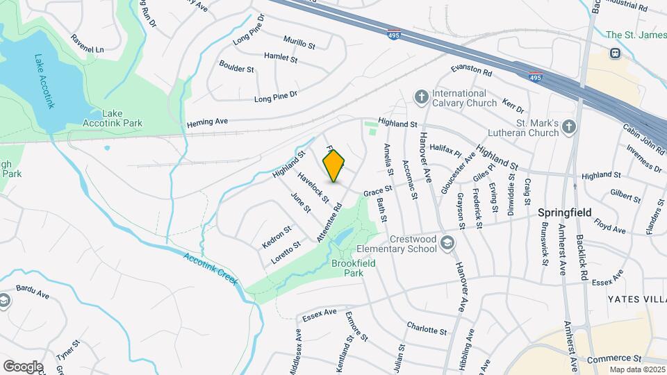 7421 Grace St Map and Location Details