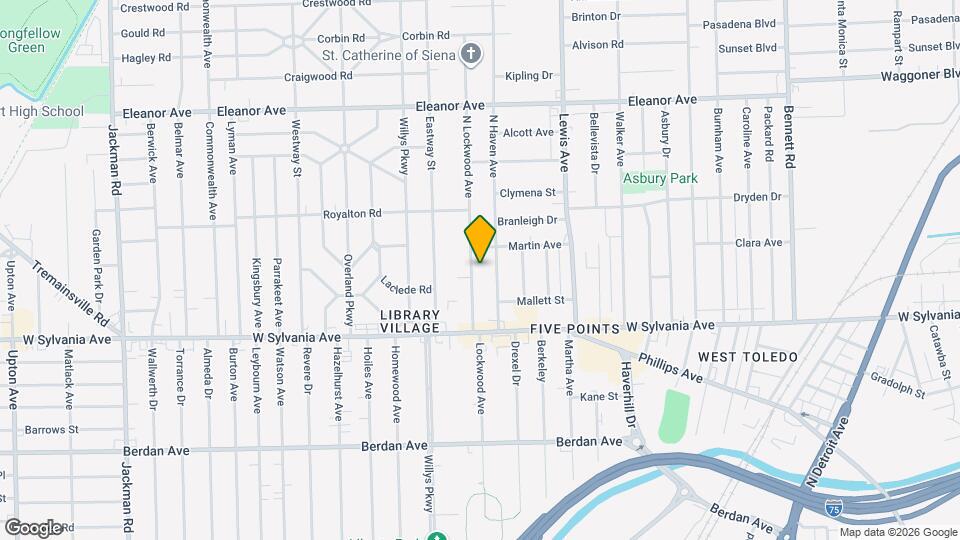 4136 N Lockwood Ave Map and Location Details