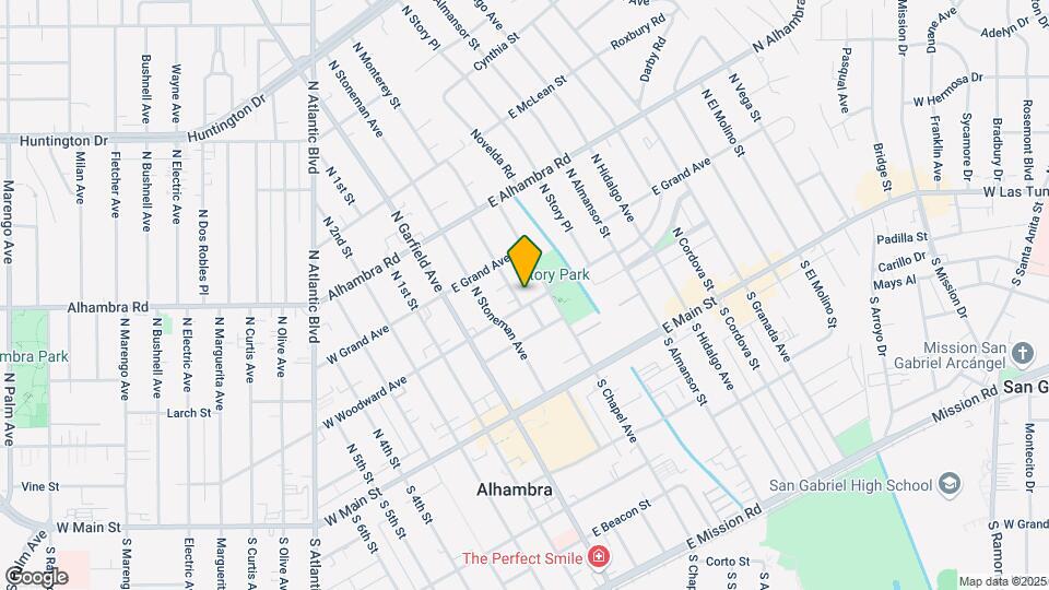 304 N Monterey St Map and Location Details