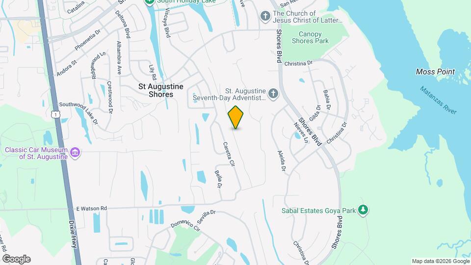 298 Modesto Dr Map and Location Details