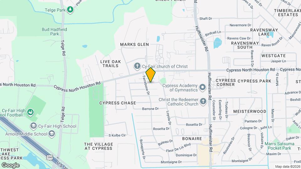 14127 Cheval Dr Map and Location Details