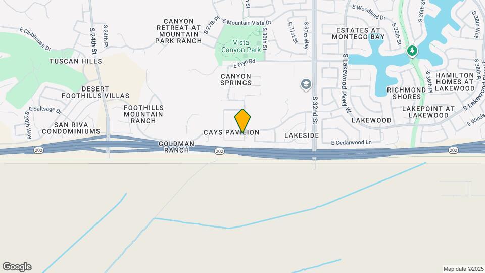 16810 S 29th Pl Map and Location Details