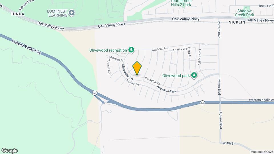 36675 Cordoba Trl Map and Location Details