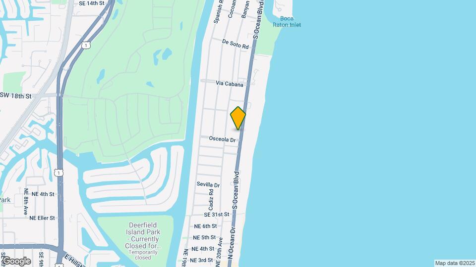 2501 S Ocean Blvd-Unit -2080 Mapa y Detalles de la Ubicación